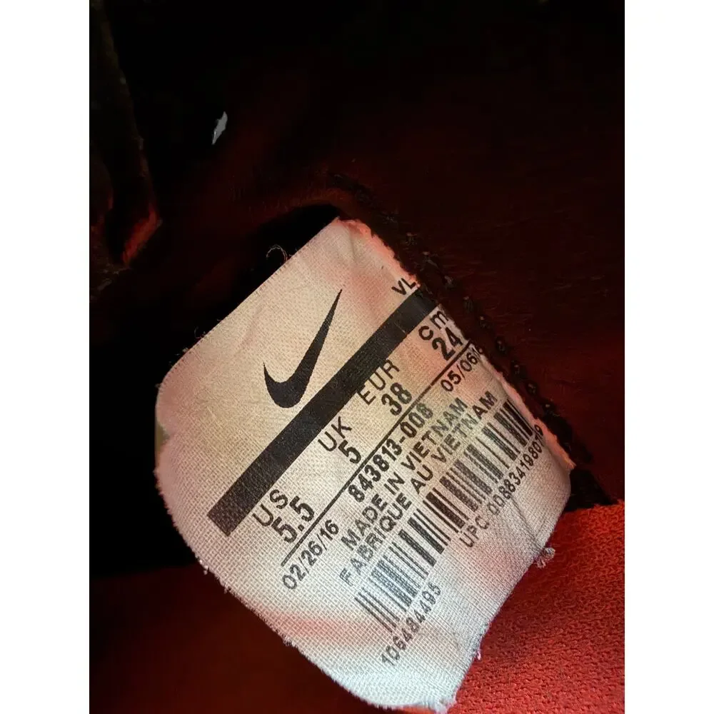 Nike Magista Onda II FG Soccer Cleats Black Orange Men's Size 5.5 EUR 38